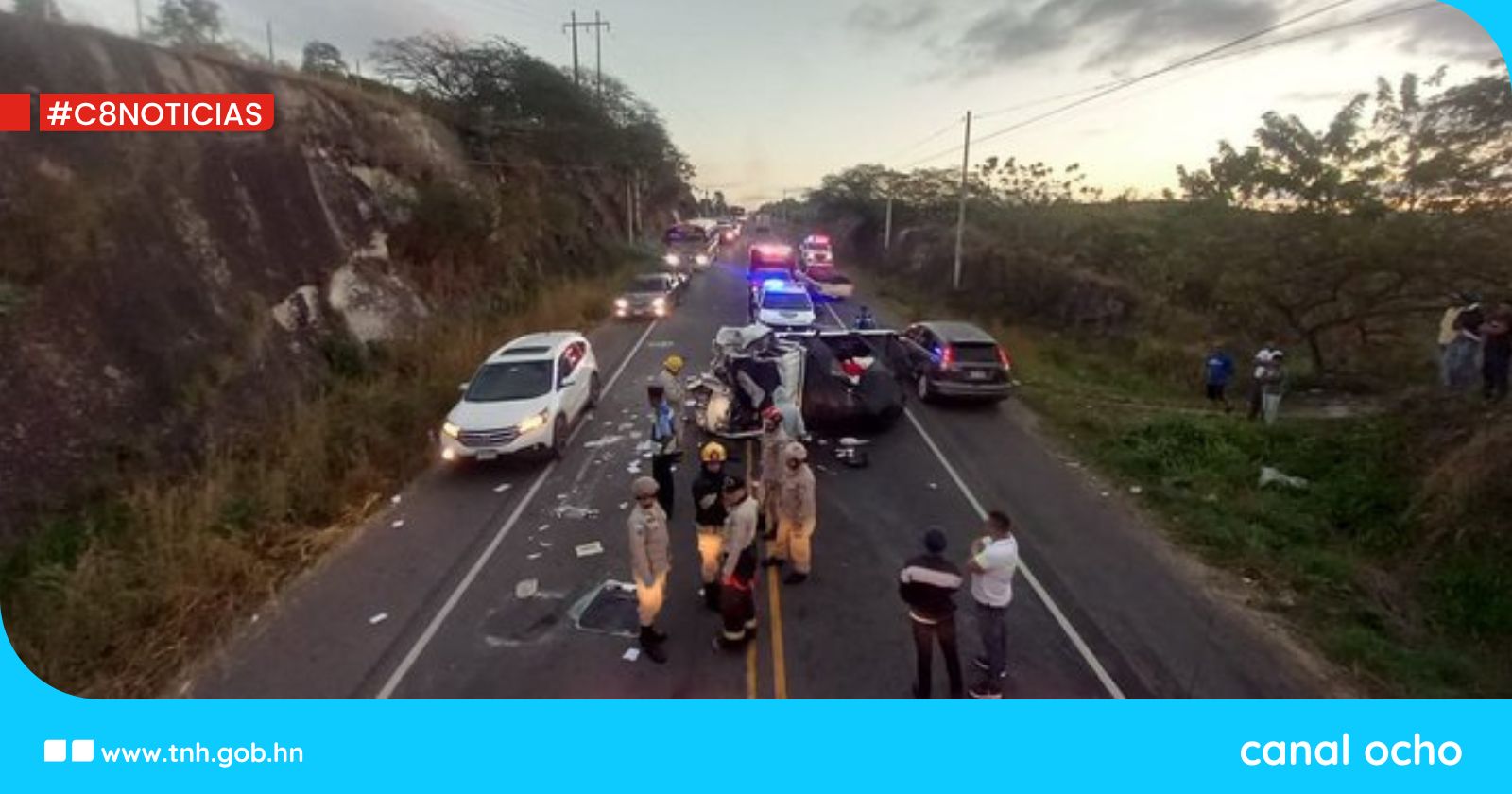 Fatal accidente de tránsito deja dos muertos y un herido en la carretera a Olancho