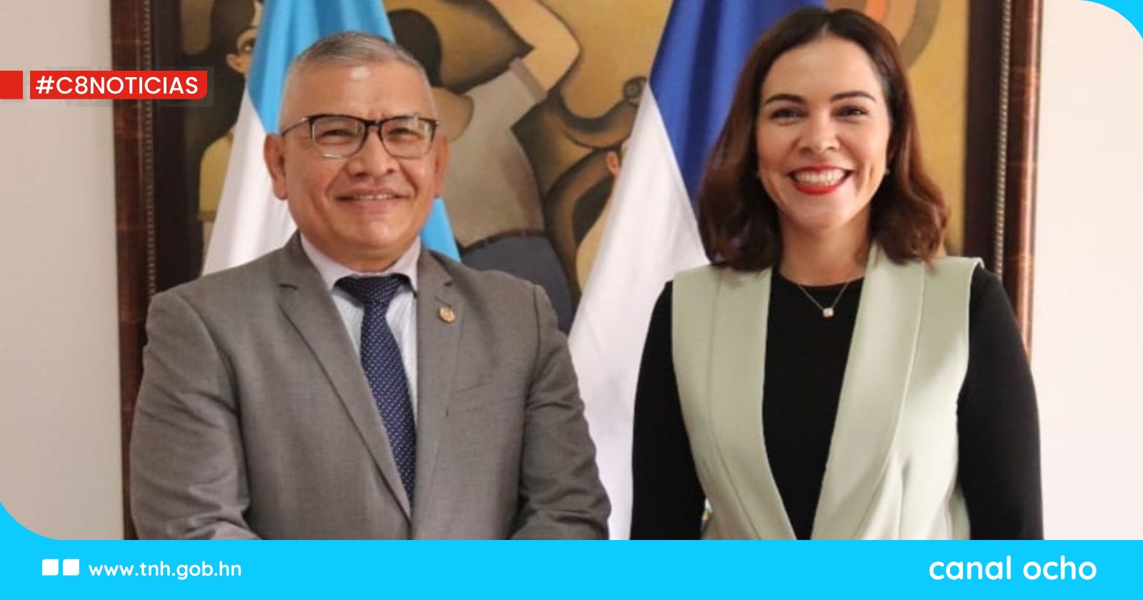 Subsecretaria Rodríguez recibe visita de cortesía del embajador de El Salvador