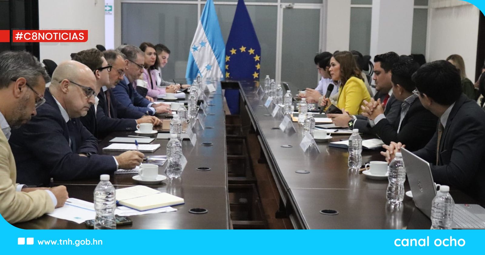 Representantes del Gobierno de Honduras se reúnen con delegación de la UE