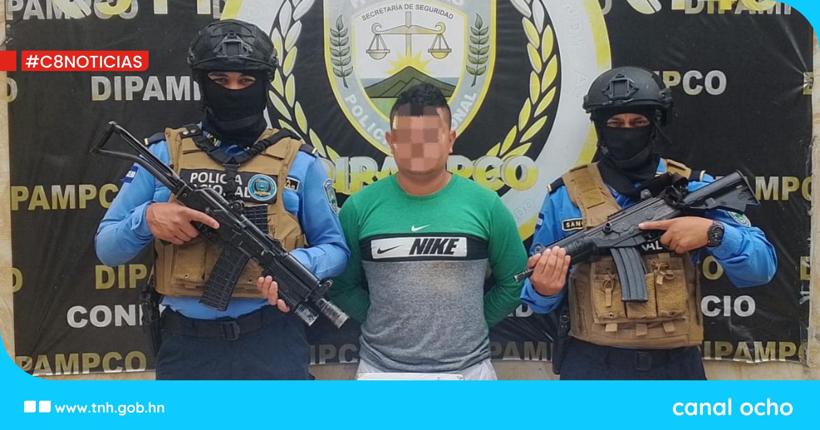 Dipampco captura a cuatro personas ligadas al tráfico de drogas en Comayagua