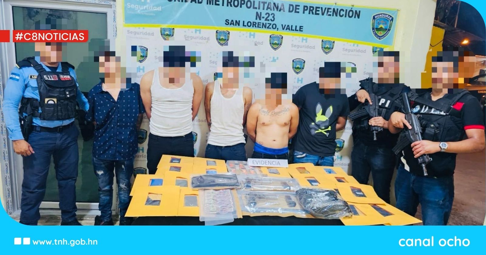 DPI desarticula banda que asaltó una joyería en San Lorenzo, Valle