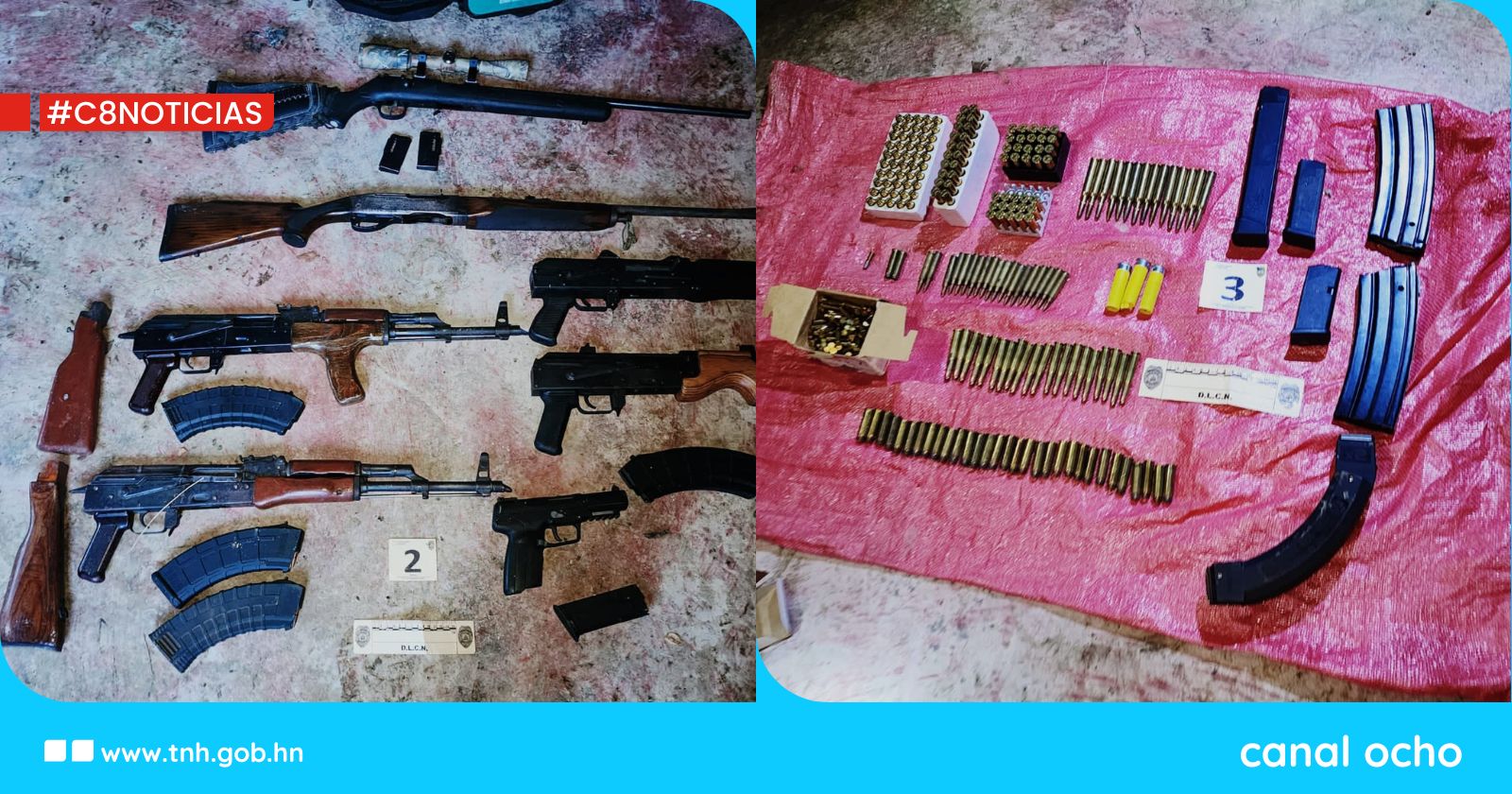 ¡Tras megadespliegue en Colón! MP encuentra «caleta» de armas y municiones presuntamente relacionada a extraditables