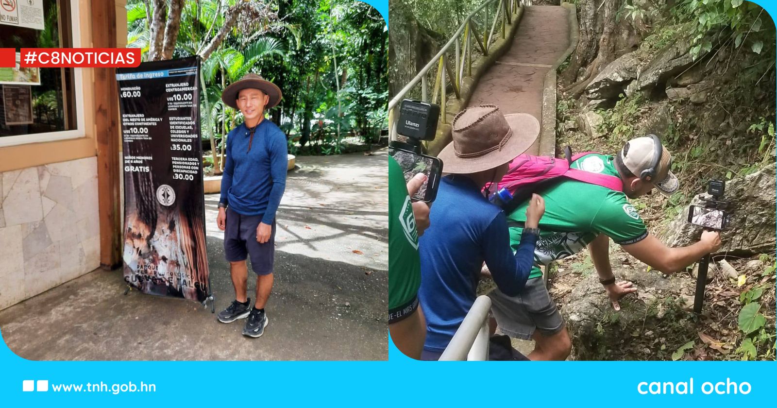 Shin Fujiyama visita el Parque Eco Arqueológico Cuevas de Talgua