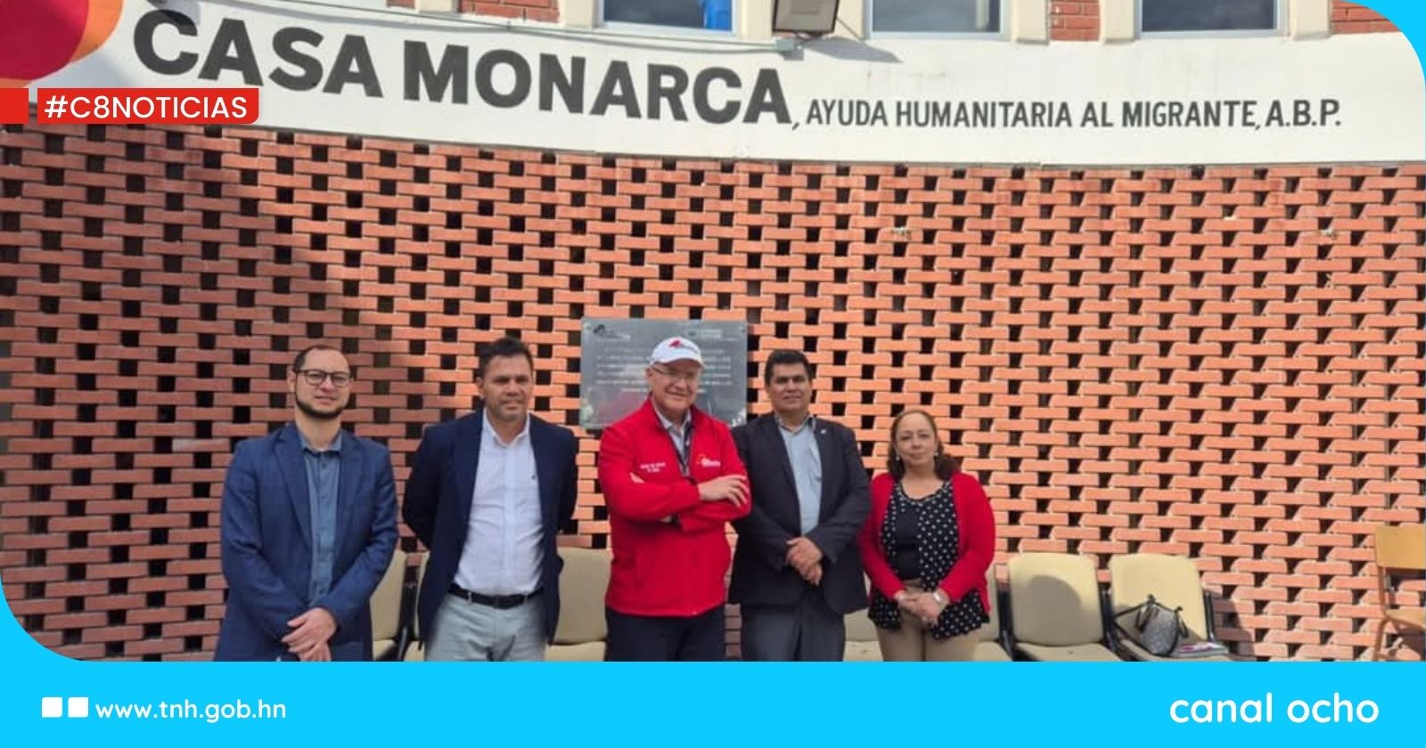 Comisión del Consejo de Gobernanza Migratoria visita la Casa Monarca que atiende a migrantes en México