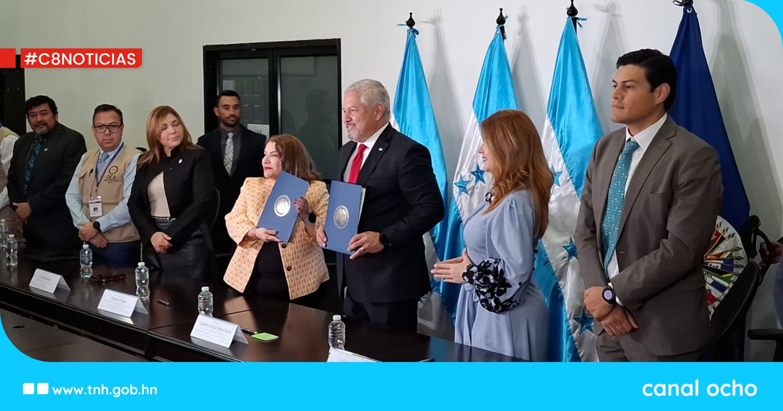 CNE firma convenio con la OEA para observación electoral en elecciones primarias