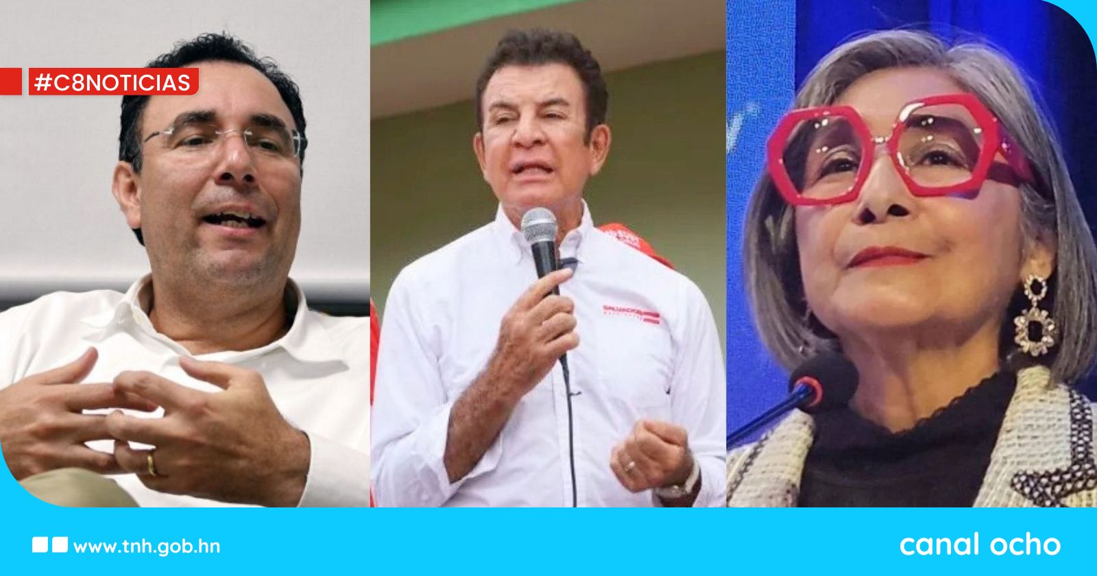 Precandidatos liberales reaccionan ante ventaja de Salvador Nasralla en las primarias