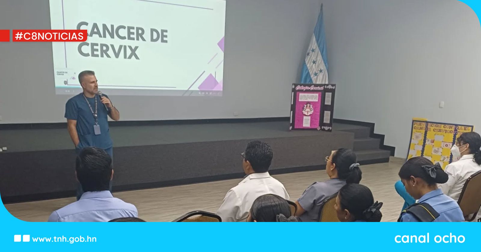 UNPH realiza charla sobre prevención del cáncer de cérvix para su personal