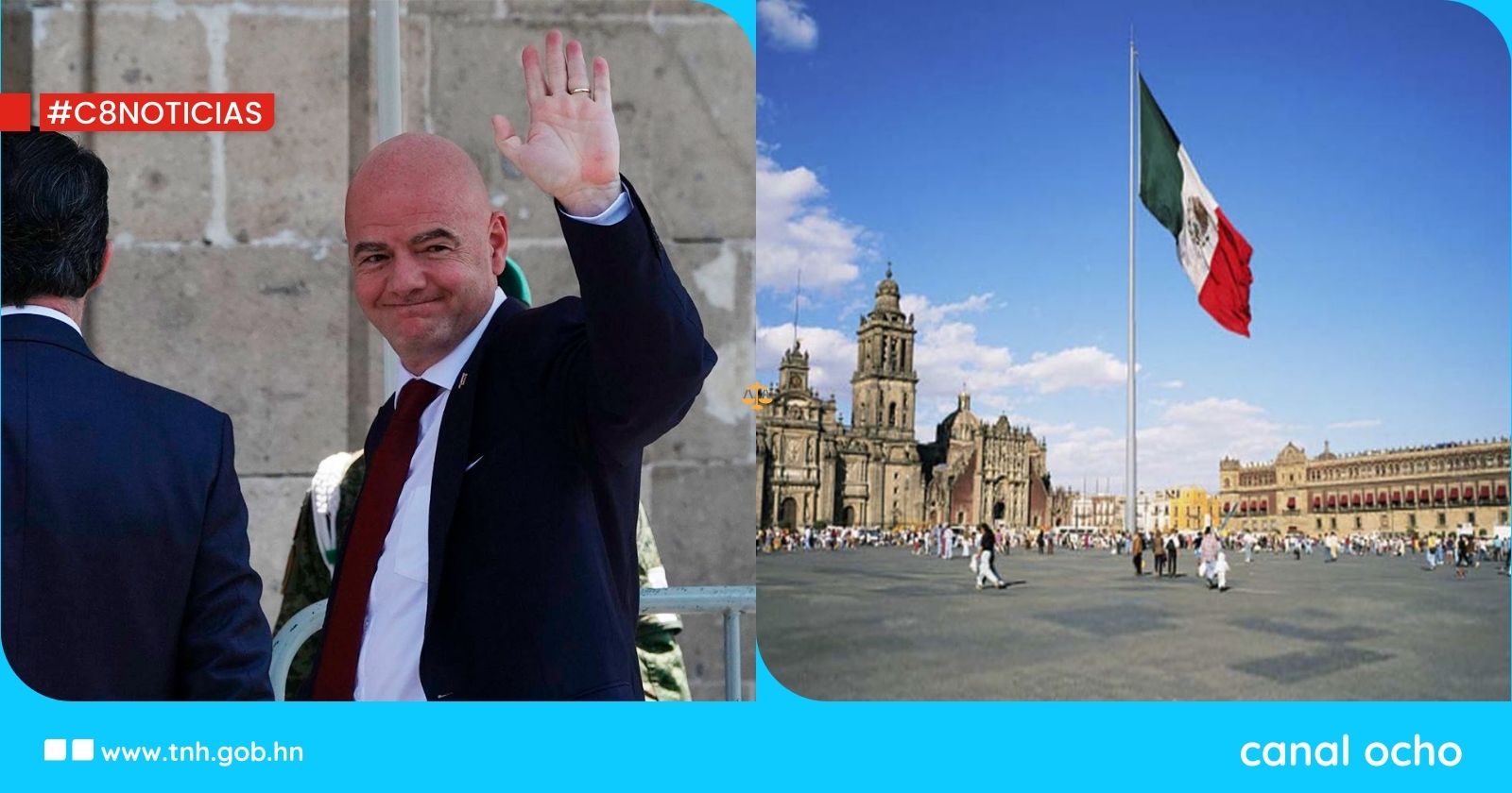 Gianni Infantino visitará México en preparación para el Mundial 2026