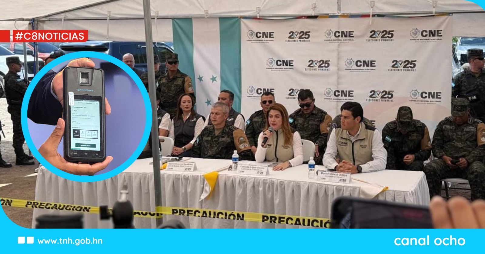 CNE distribuye dispositivos biométricos a más de 24,000 juntas receptoras de votos