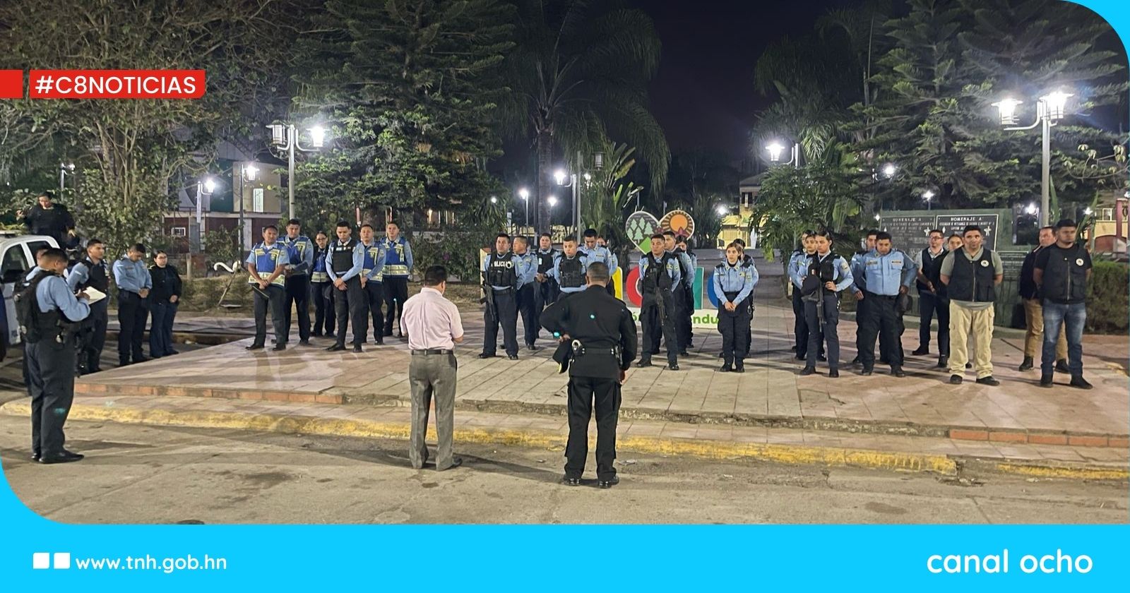 Realizan saturación policial preventiva en Siguatepeque, Comayagua