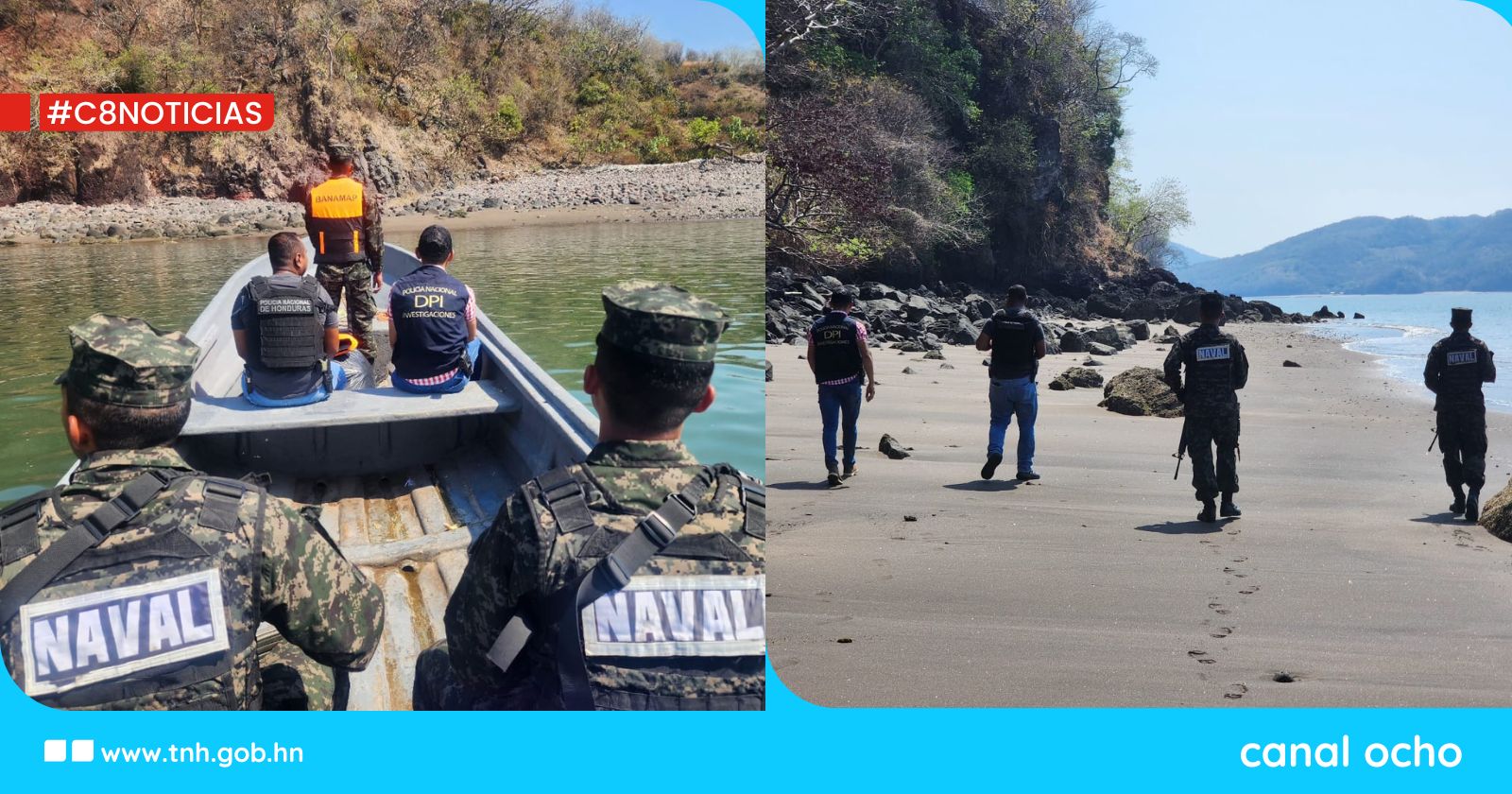 Refuerzan seguridad en el Golfo de Fonseca con apoyo interinstitucional