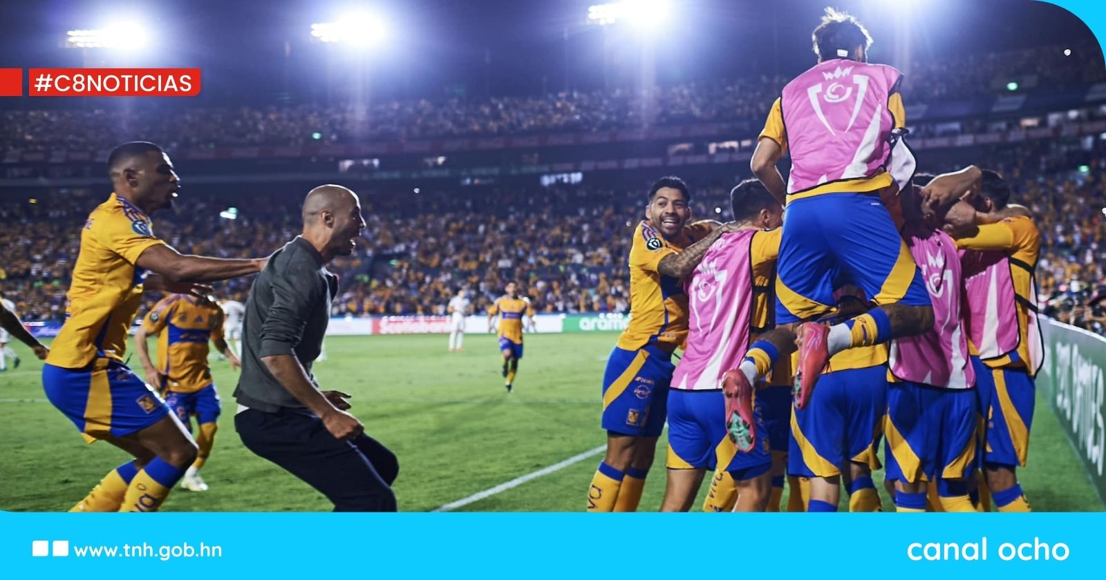 Tigres avanzan a cuartos de final de la Champions Cup