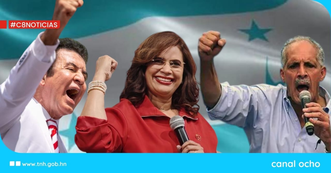 Honduras: Moncada, Nasralla y Asfura se declaran ganadores de la candidatura presidencial en su respectivo partido