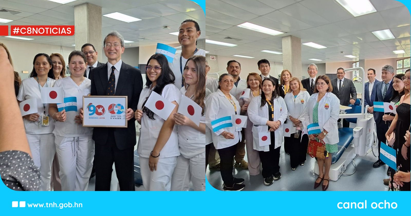 Embajada de Japón inaugura proyecto de equipamiento de la facultad de odontología UNAH-VS