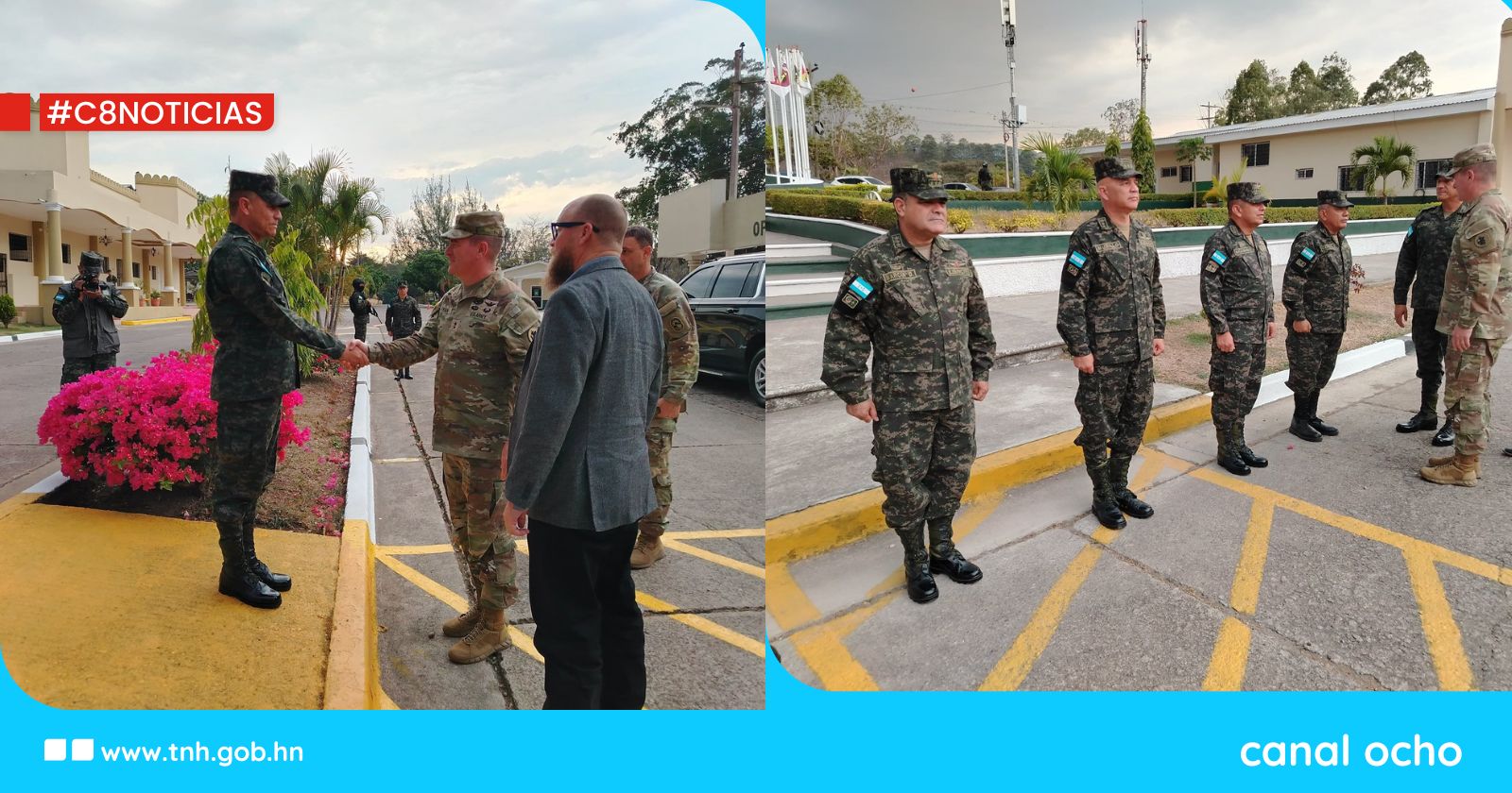 Ejército de Honduras recibe visita del Comandante del Ejército Sur de EE. UU.
