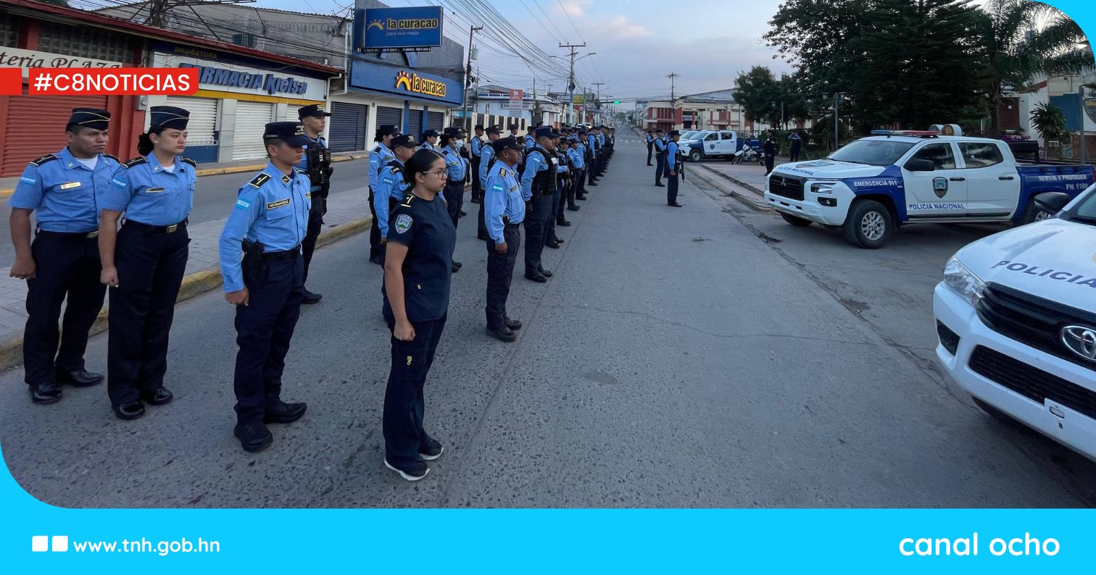 Policía Nacional ejecuta mega operaciones en Comayagua
