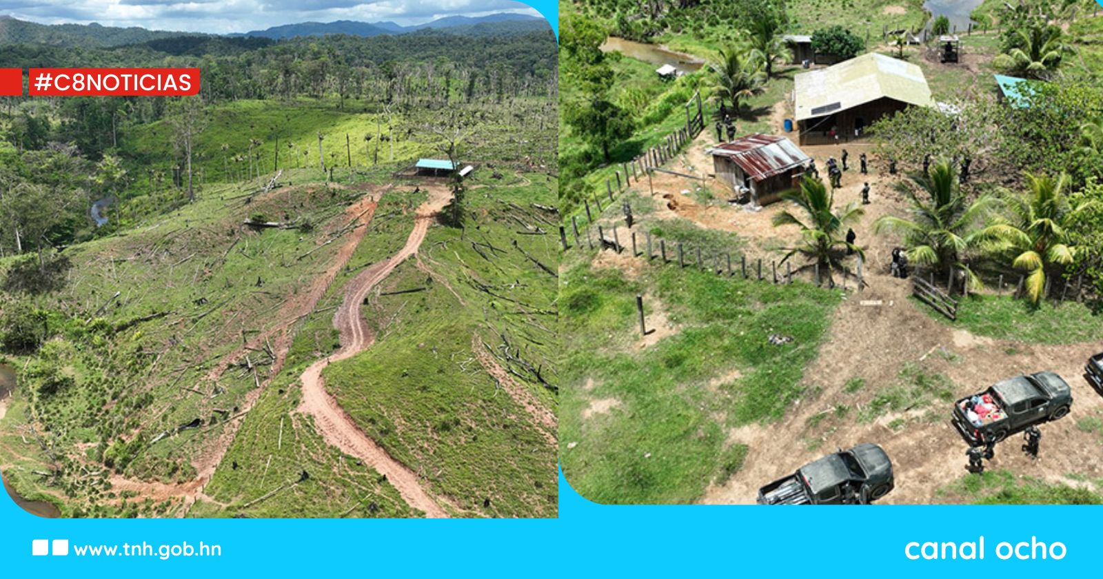 Operativos de reconocimiento confirman daños en la zona núcleo de la Biosfera del Río Plátano