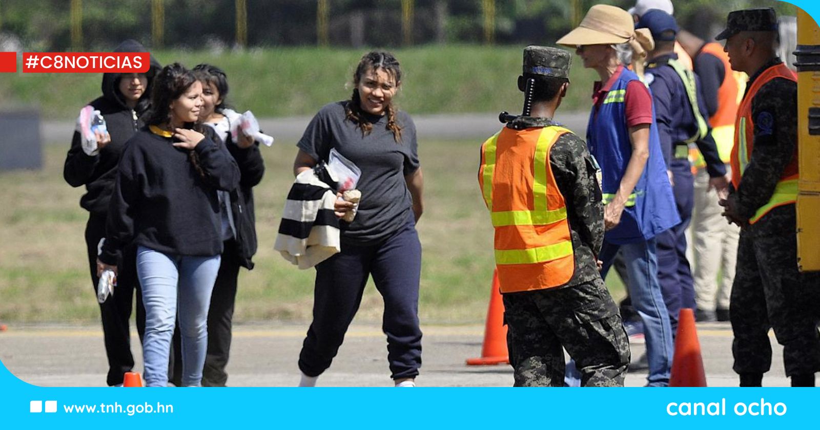 Llegan a Honduras 38 migrantes que aceptaron el retorno voluntario financiado por EE.UU.