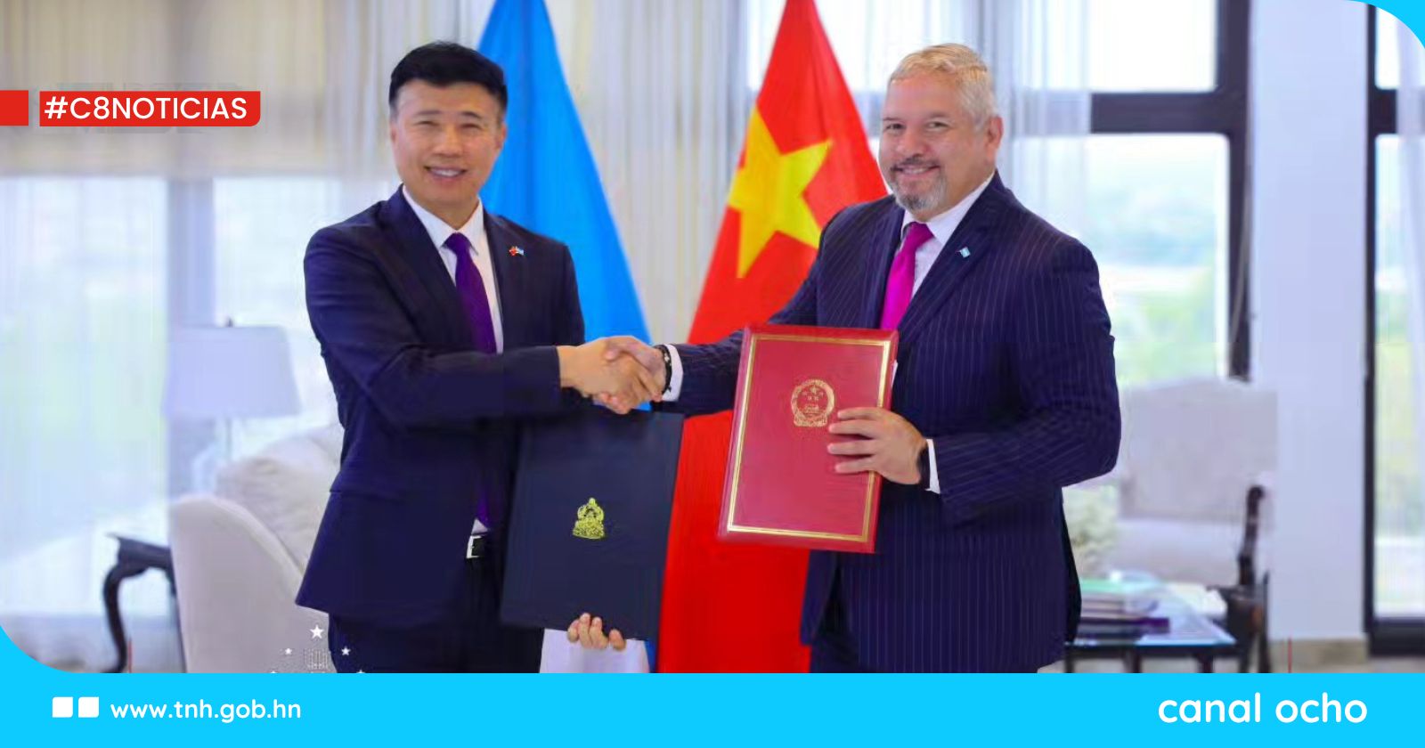 Honduras y la República Popular China firman Convenio de Cooperación Económica y Técnica