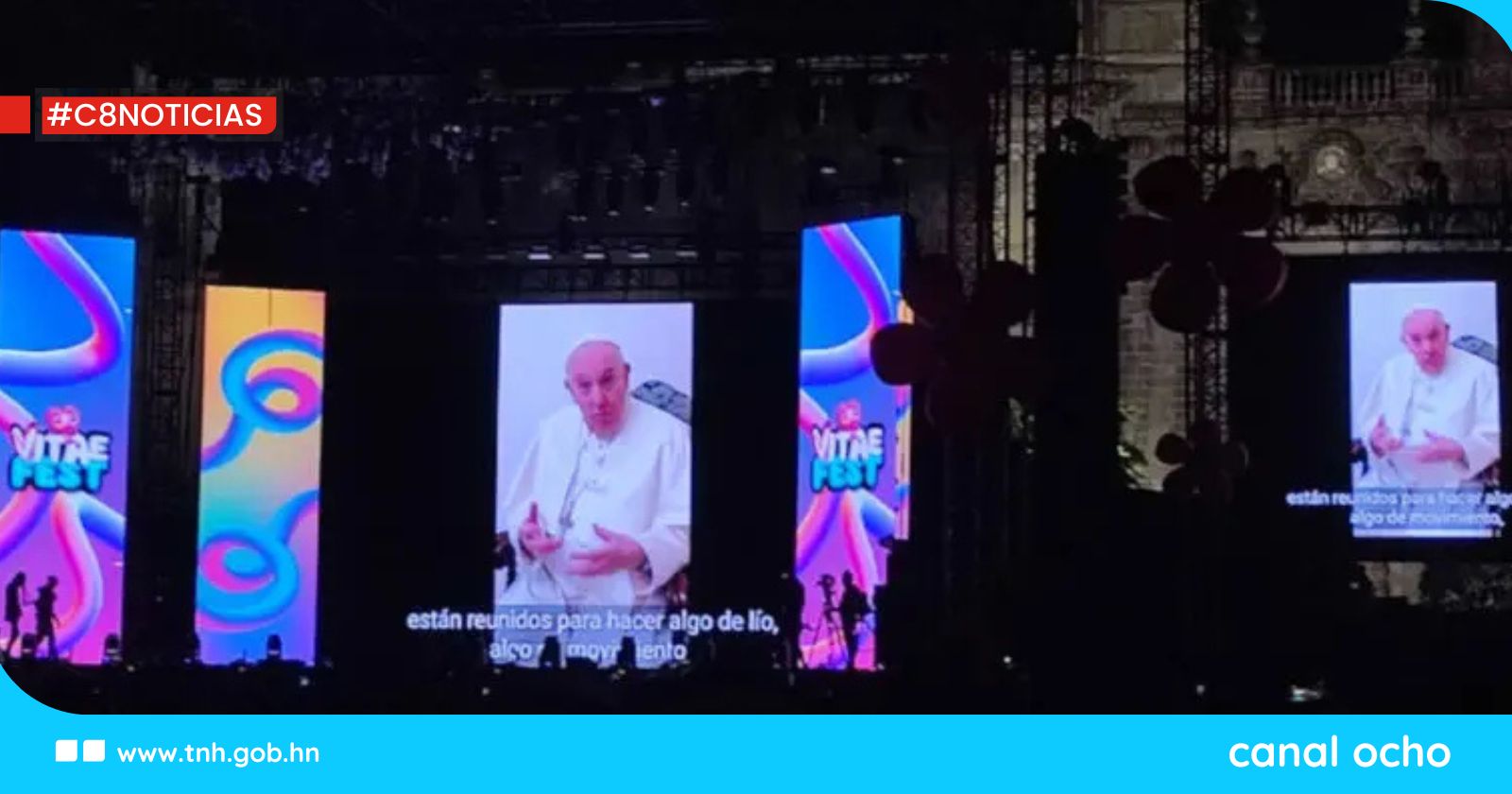 Difunden video inédito del Papa Francisco dedicado a miles de jóvenes mexicanos