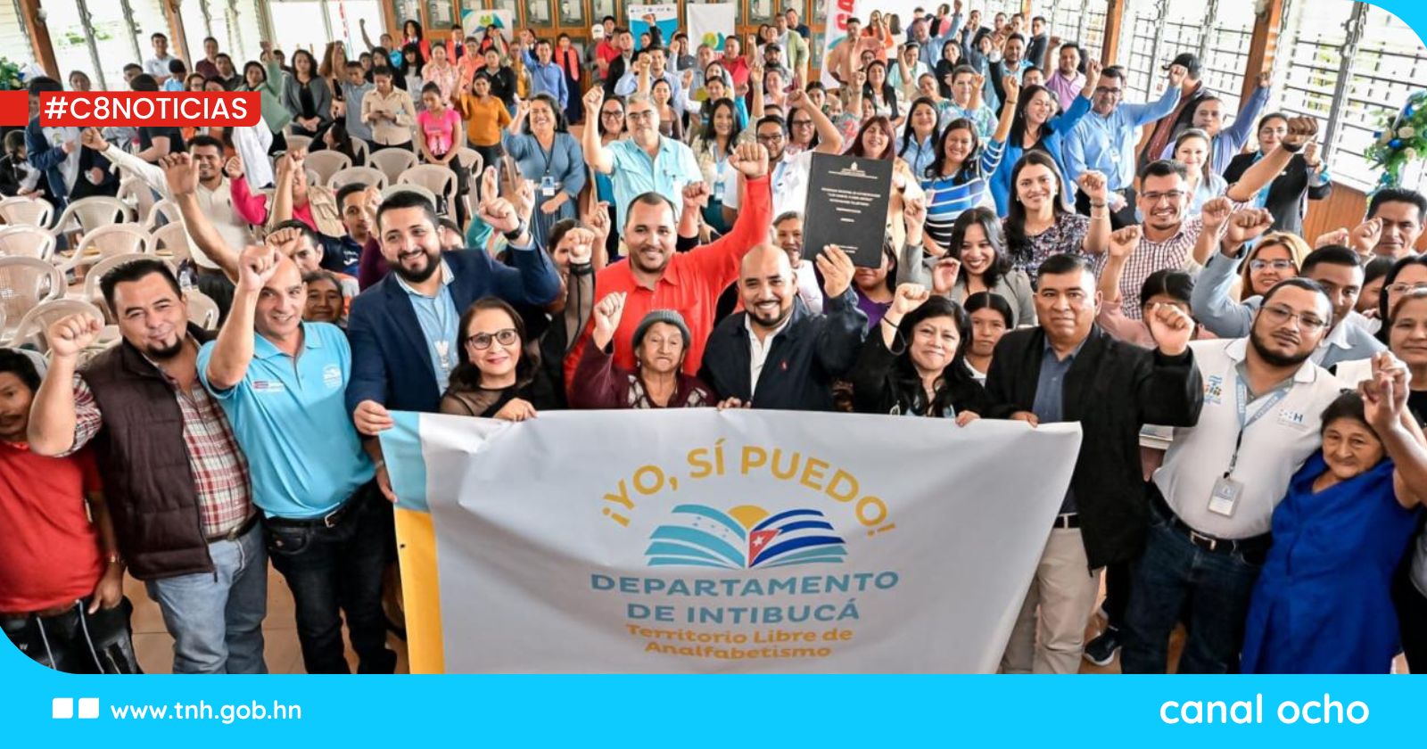 Gobierno declara a Intibucá libre de analfabetismo