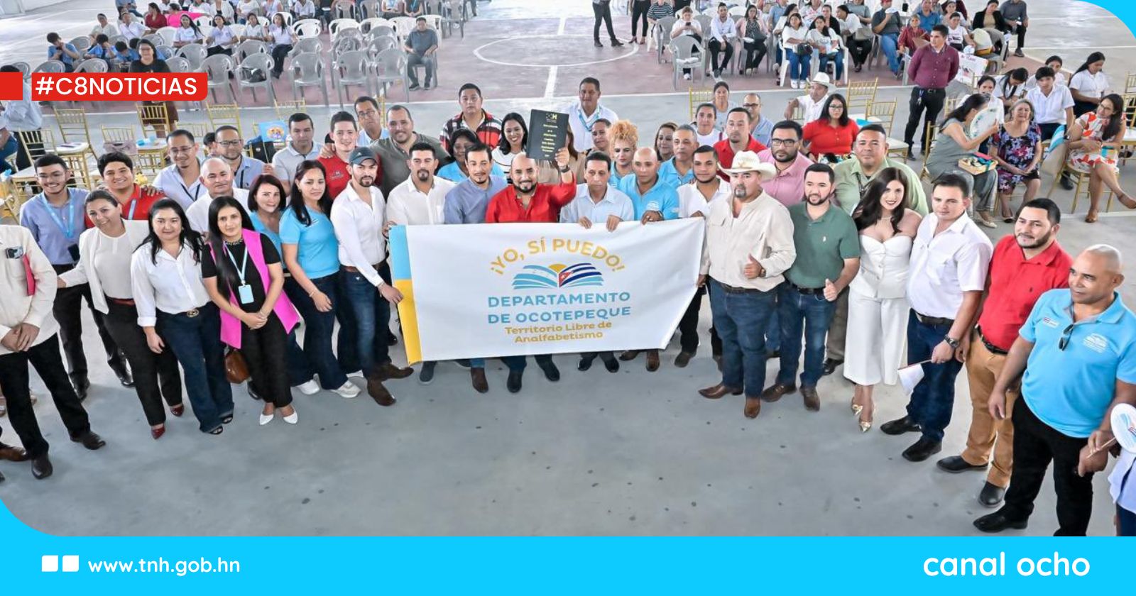 Declaran a Ocotepeque como el departamento número 15 libre de analfabetismo