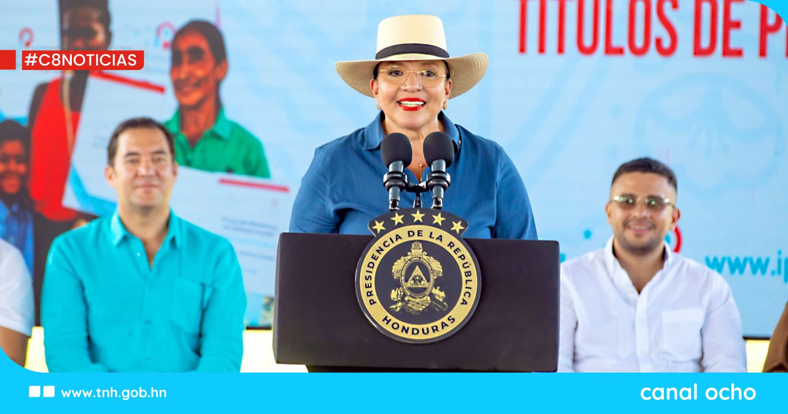 Presidenta Castro: “No somos iguales. Hoy entregamos tierras a los verdaderos hondureños”