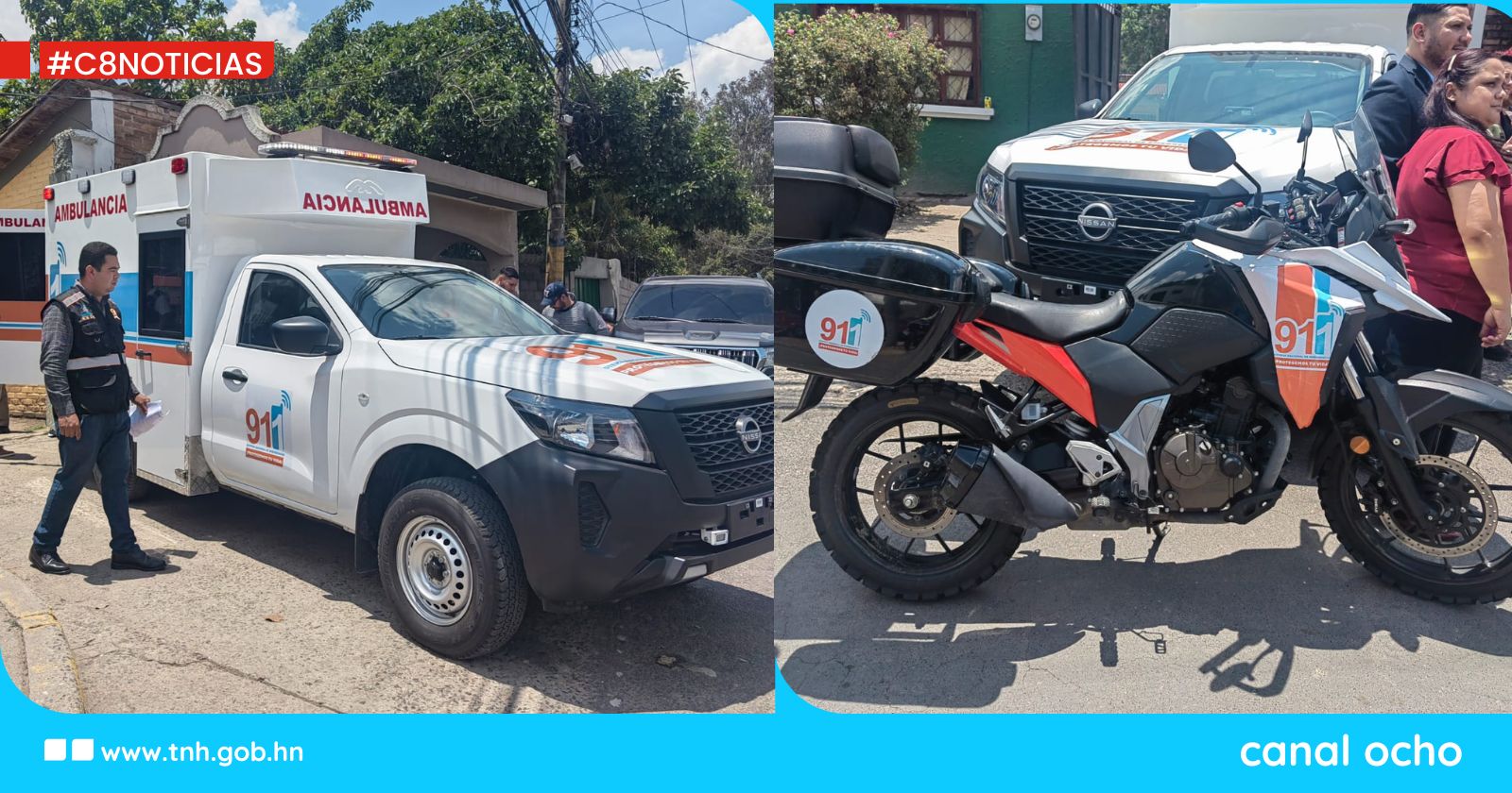 SNE-911 inaugura nuevo despacho de ambulancias en Santa Lucía