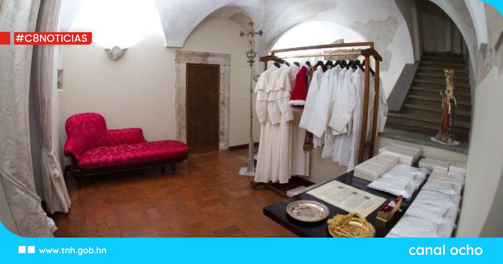 «La sala de las lágrimas», donde el cardenal se convierte en Papa