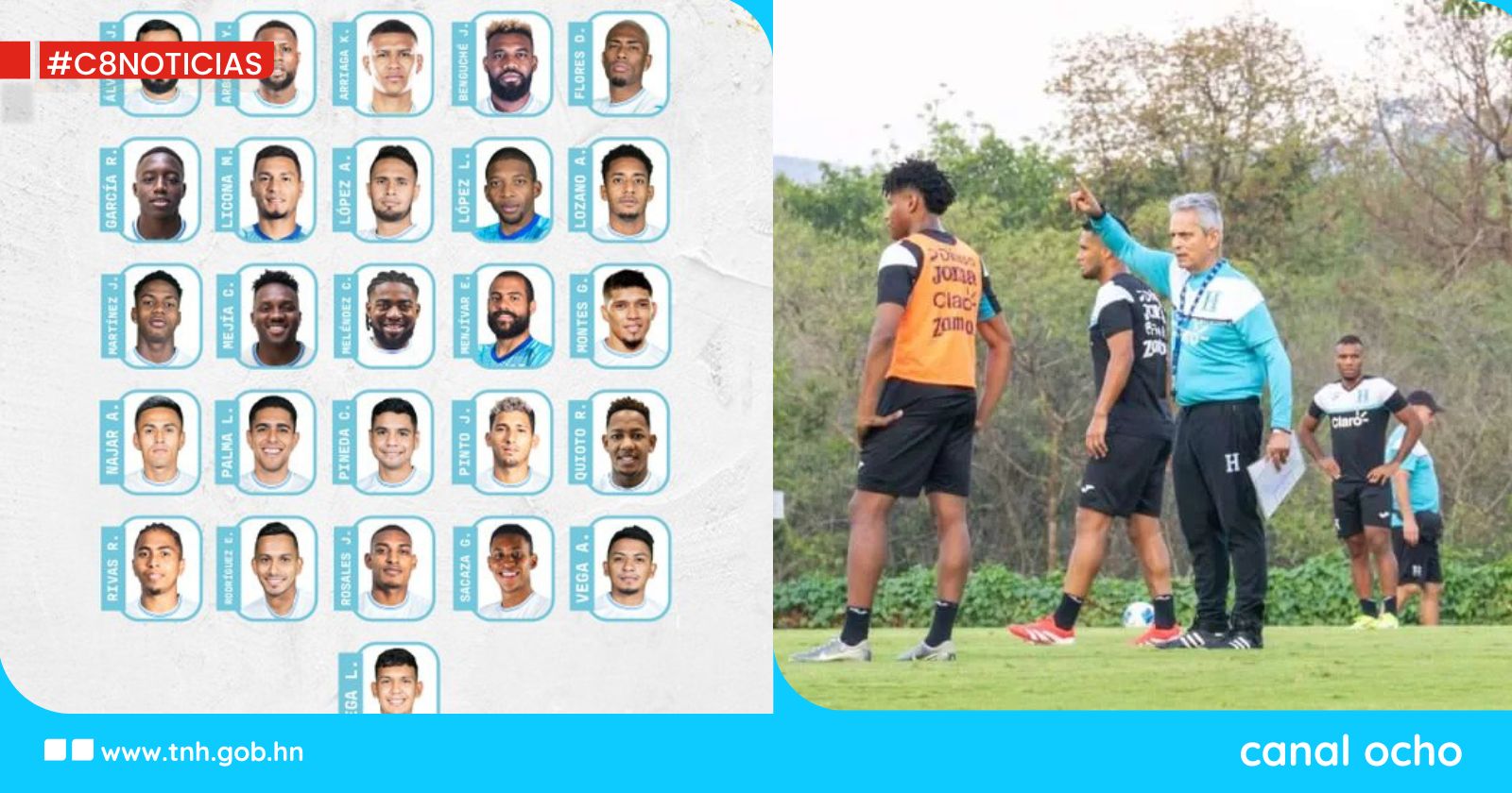 Honduras revela su lista para las eliminatorias rumbo al Mundial 2026
