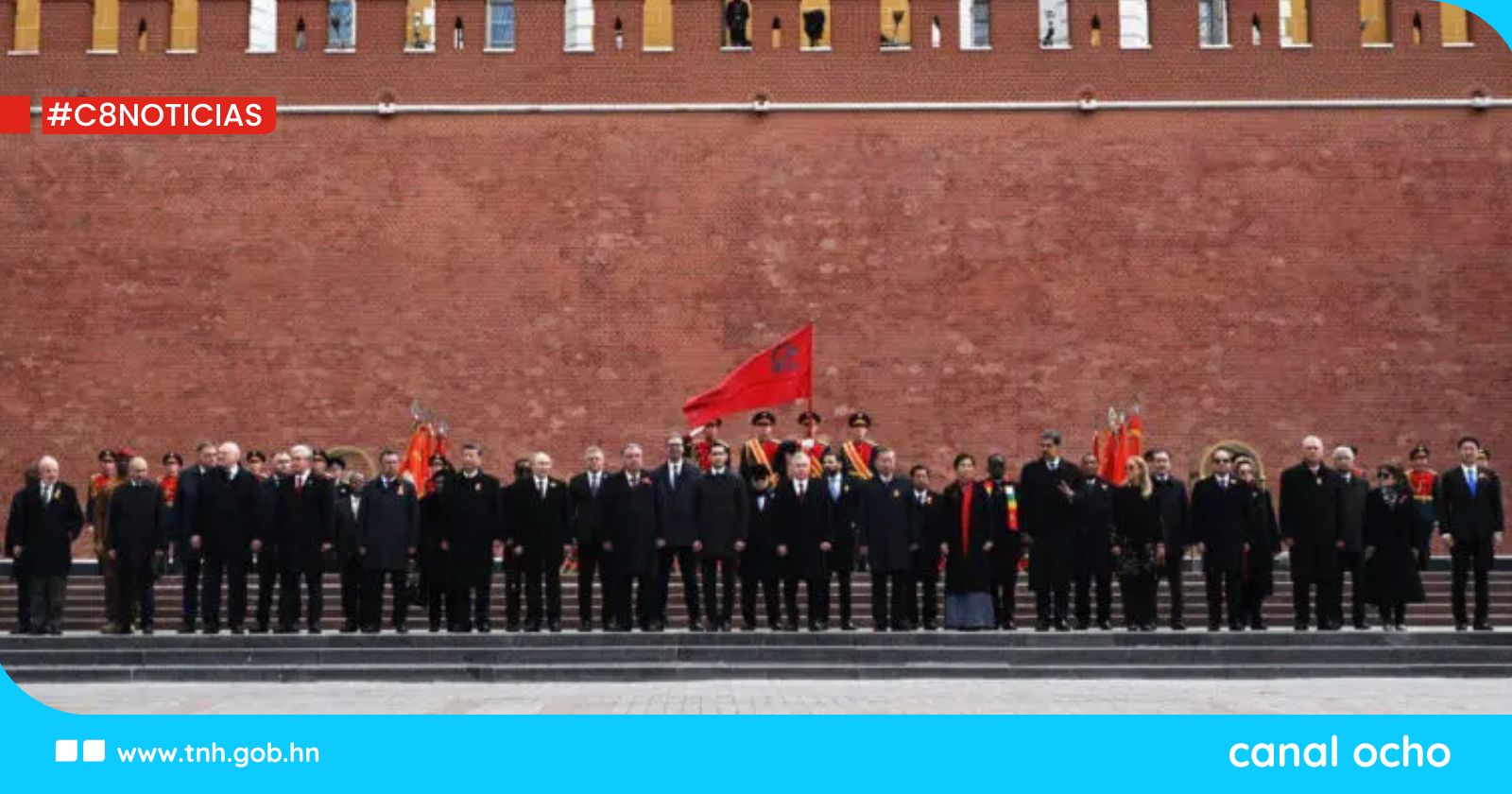 Putin y líderes mundiales rinden homenaje en el 80° aniversario de la victoria soviética sobre la Alemania nazi