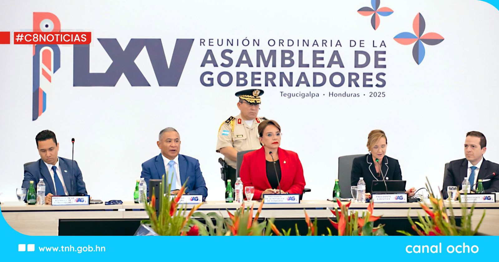 Presidenta Castro inaugura la LXV Reunión Ordinaria de Gobernadores del BCIE en Tegucigalpa