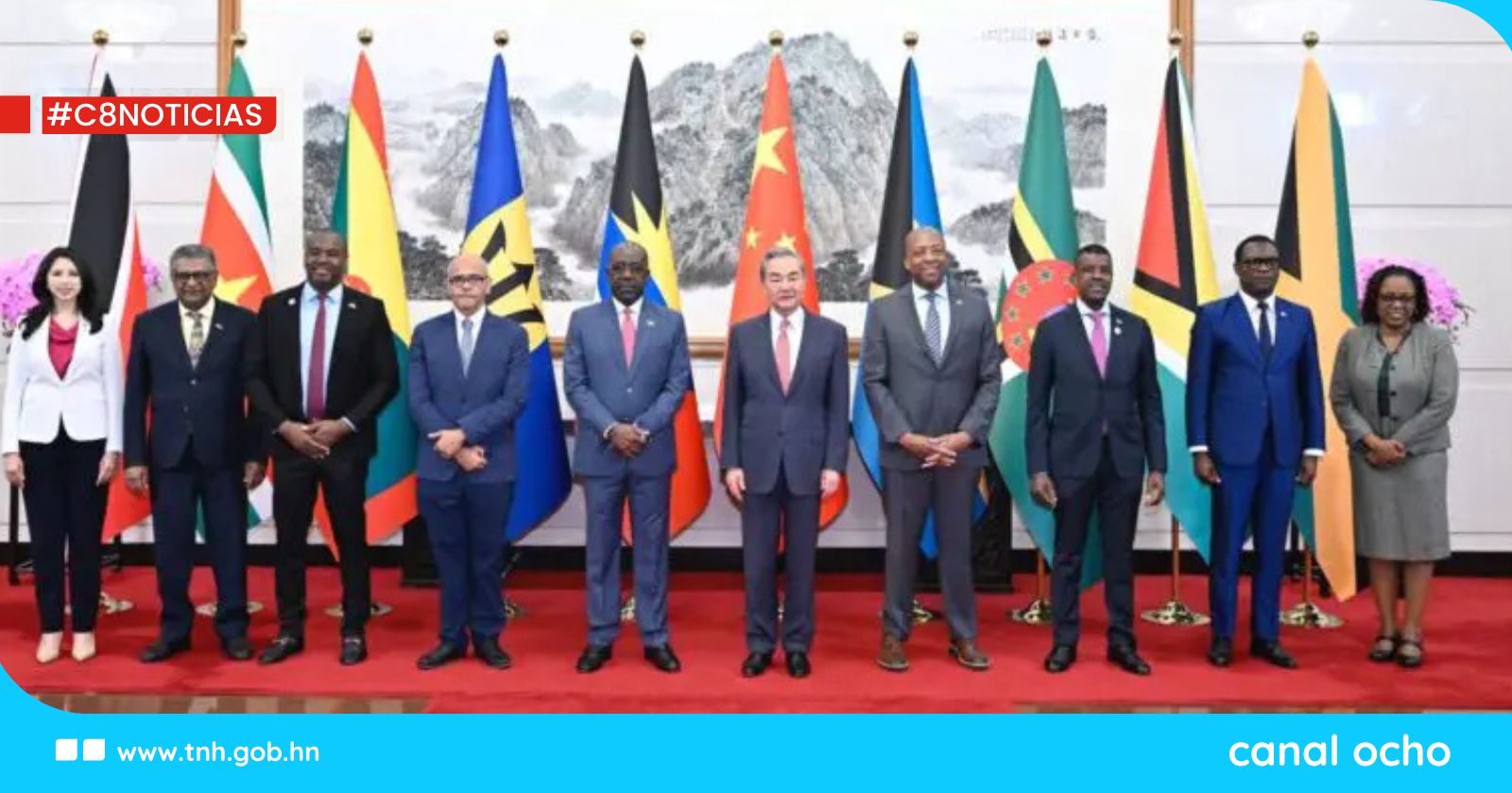 CELAC-China: Ministros y representantes de países caribeños se reúnen con canciller chino