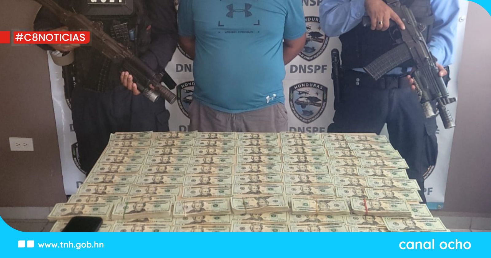 Ciudadano ecuatoriano es detenido con 11 mil dólares en punto fronterizo de Valle