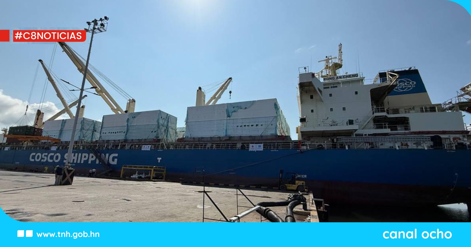 Honduras recibe materiales de China para ampliar siete Escuelas Agrícolas