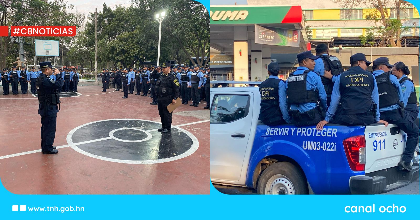 Policía activa operativo de seguridad con más de mil agentes por movilización del 01 de Mayo en la capital
