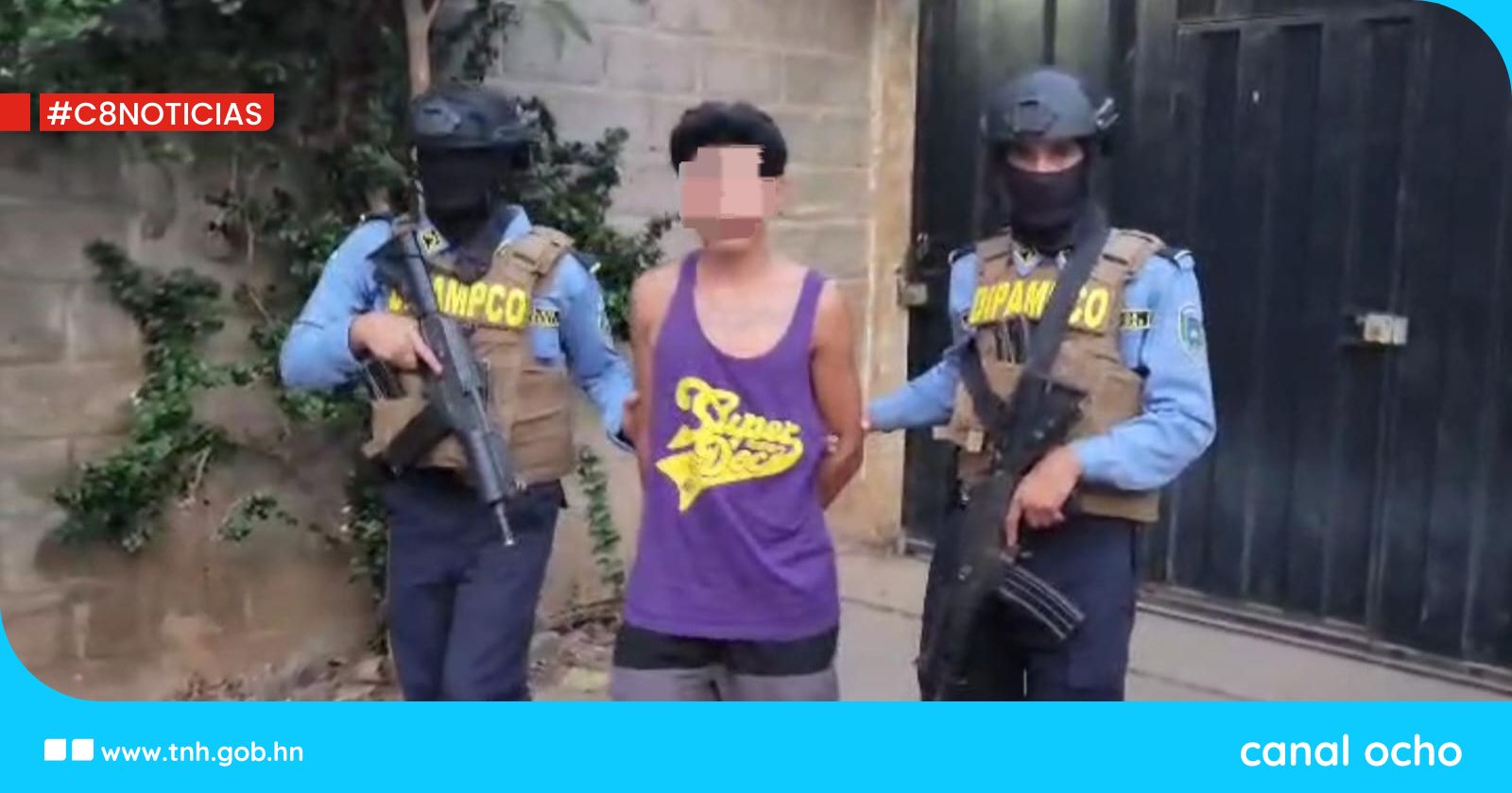 Dipampco detiene a individuo vinculado al tráfico de drogas en Comayagua