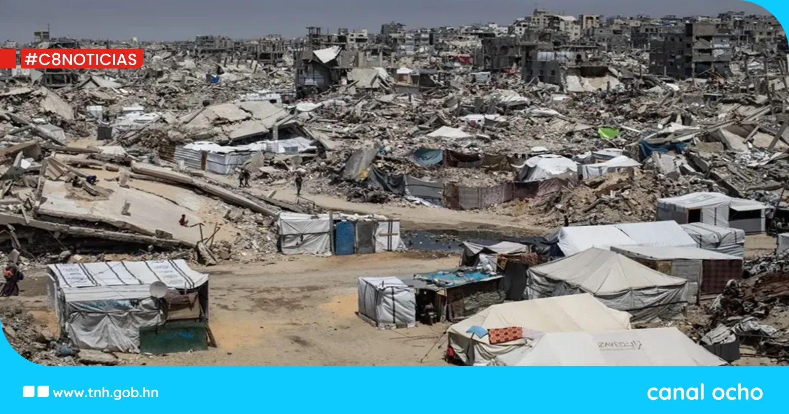 Israel extermina 2.200 familias palestinas en 19 meses de genocidio en Gaza