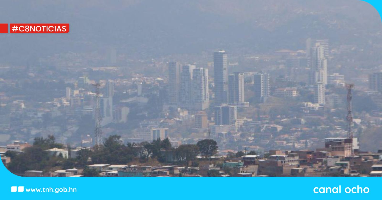 Contaminación afecta a Honduras y México por masas de aire estancadas 