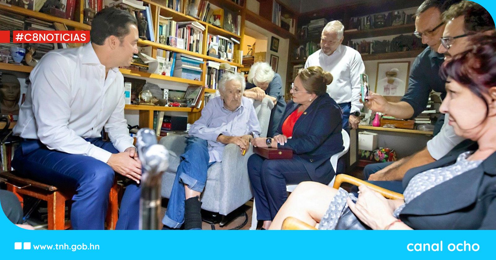 Presidenta Xiomara Castro despide a José «Pepe» Mujica con un emotivo mensaje