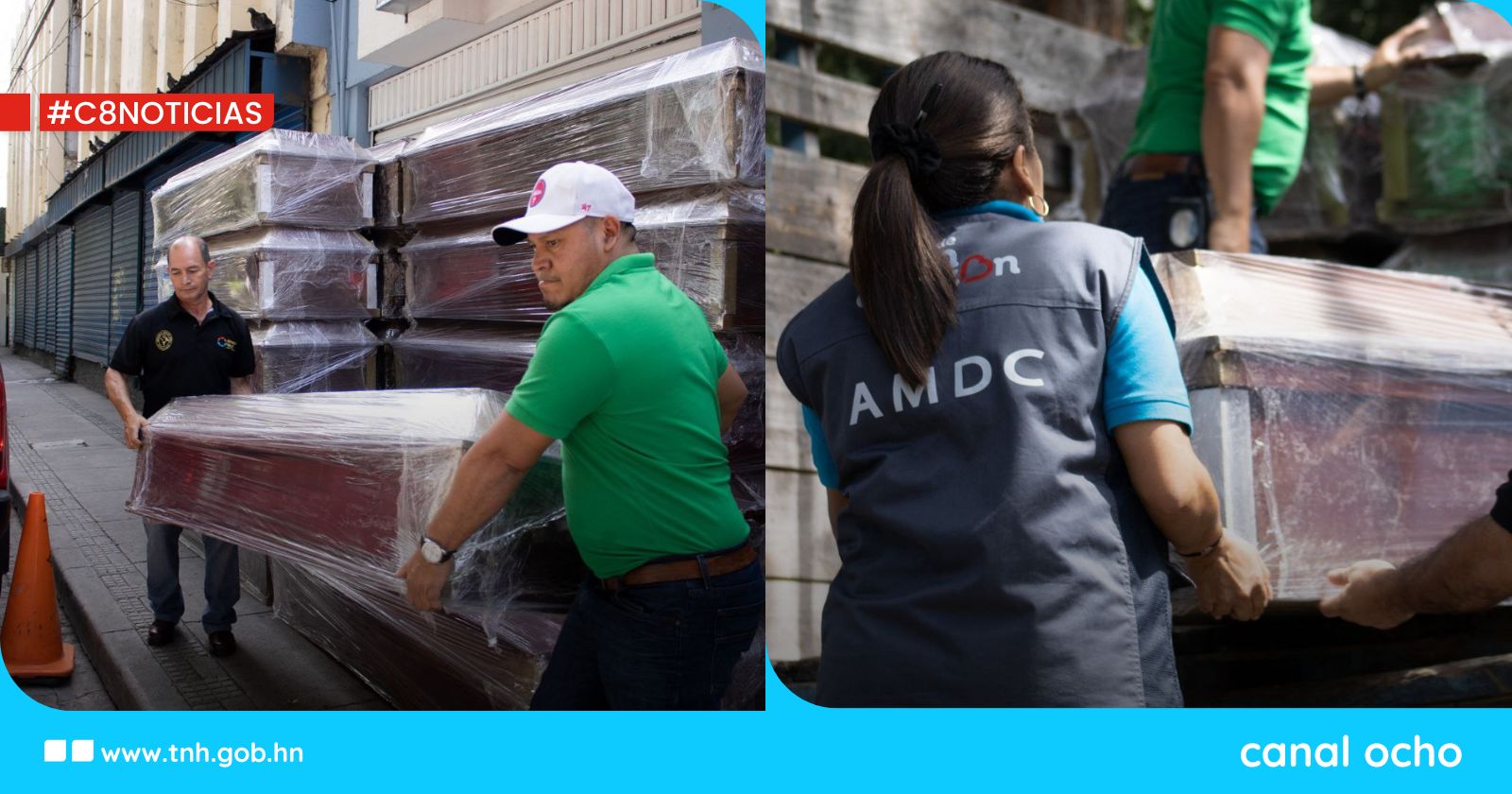 Medicina Forense recibe donación de ataúdes para inhumación de cuerpos