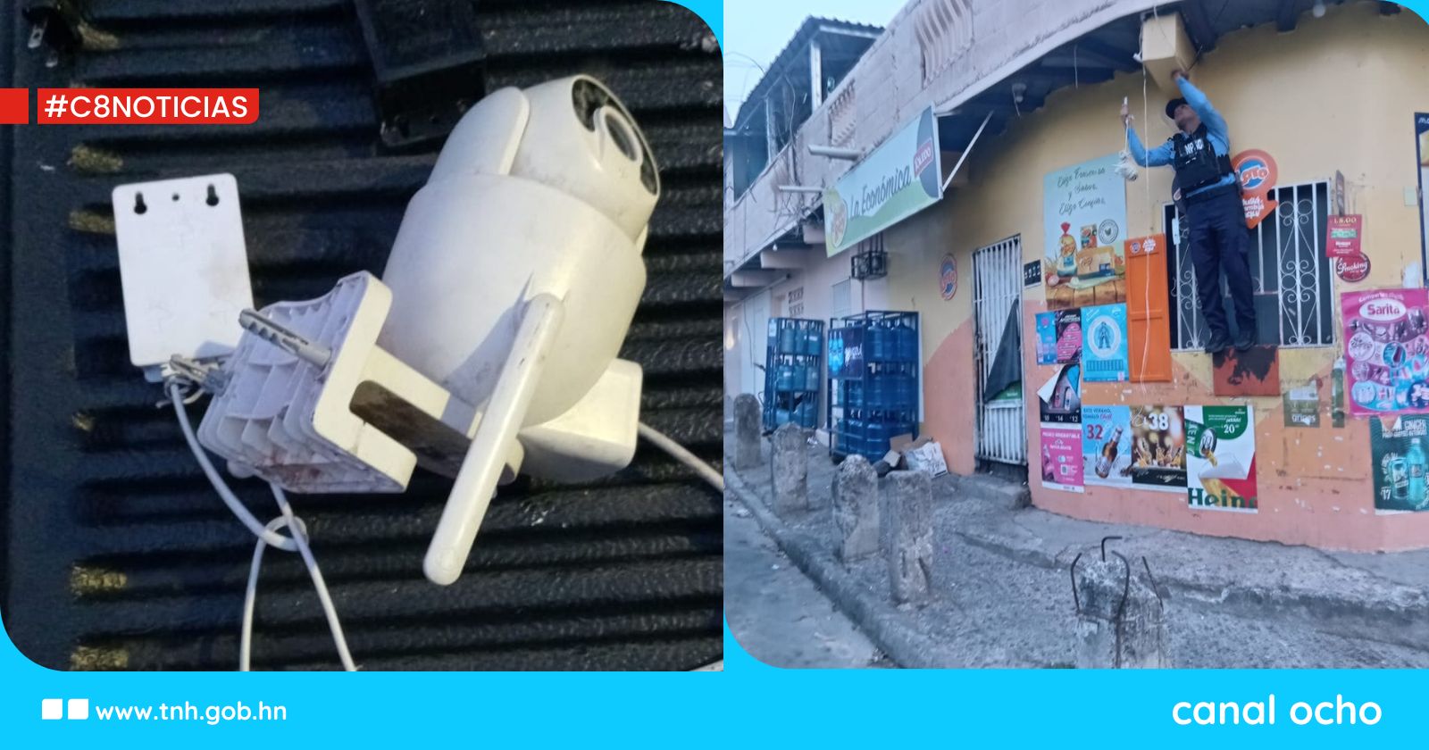Policía desmantela cámaras utilizadas por estructuras criminales en la capital