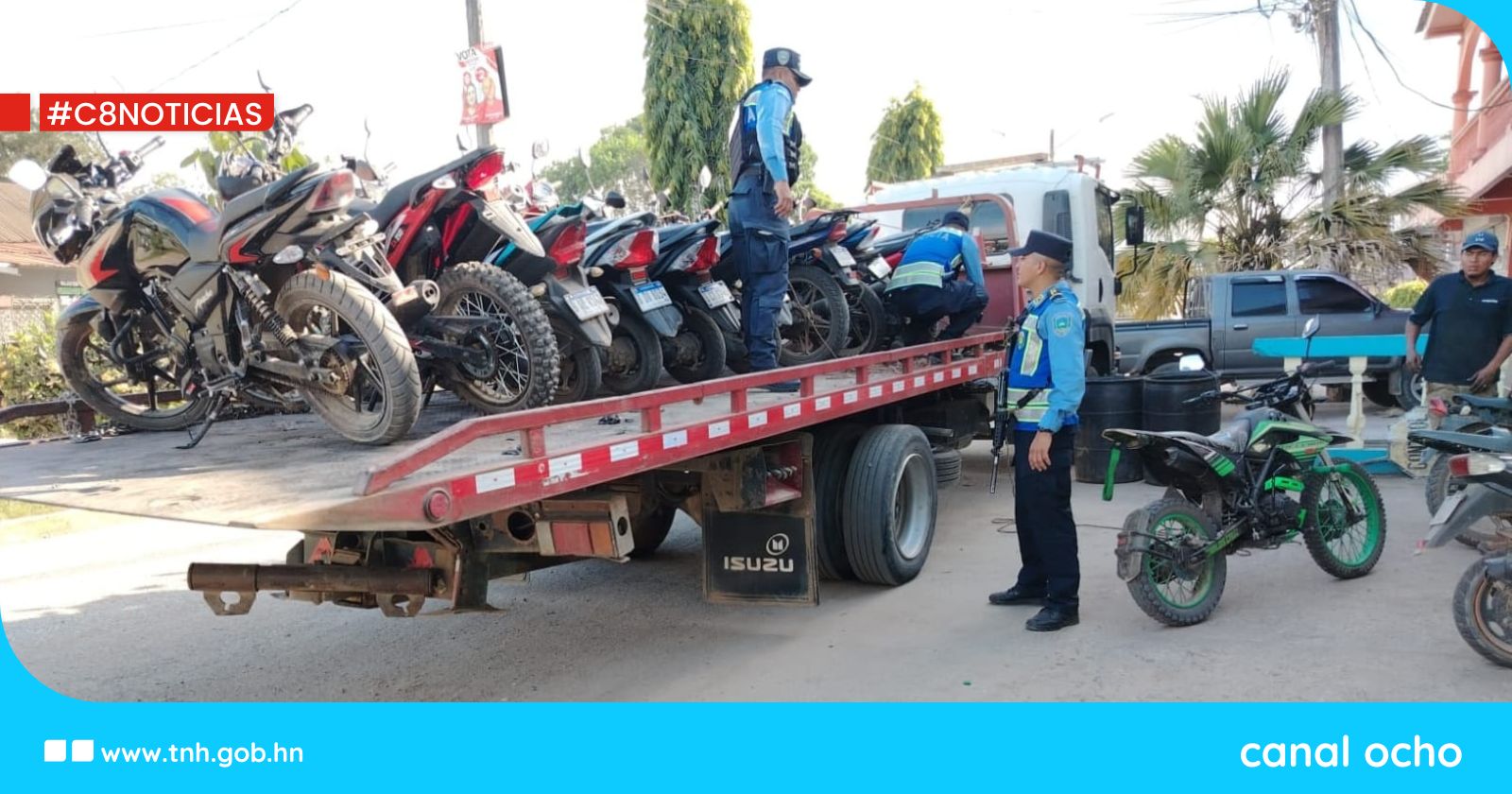 Más de 20 motocicletas fueron decomisadas en Sabá, Colón