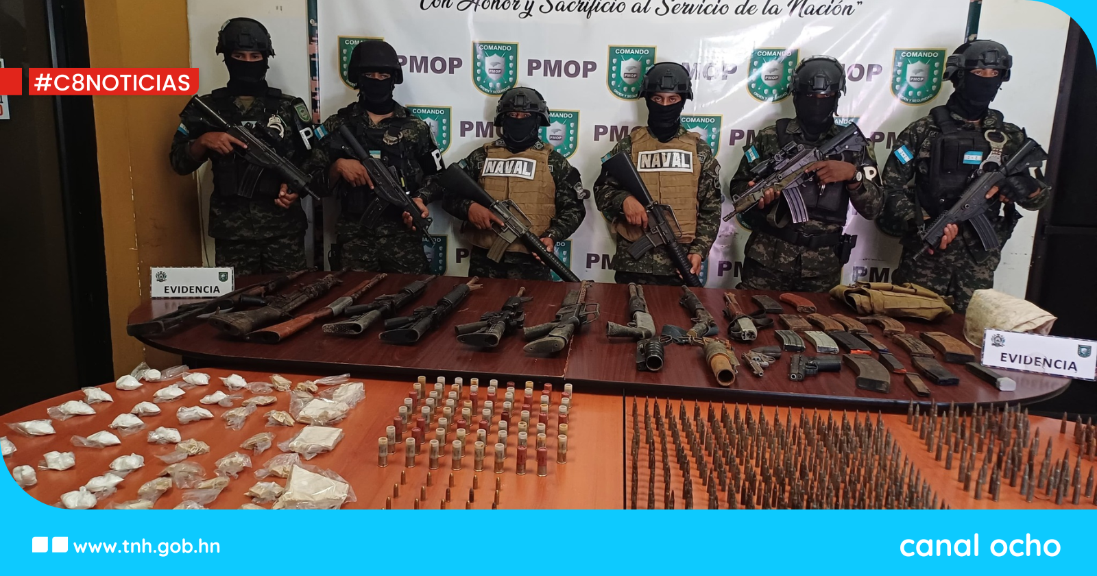 FF. AA. decomisan armamento pesado y equipamiento ilegal en Cortés