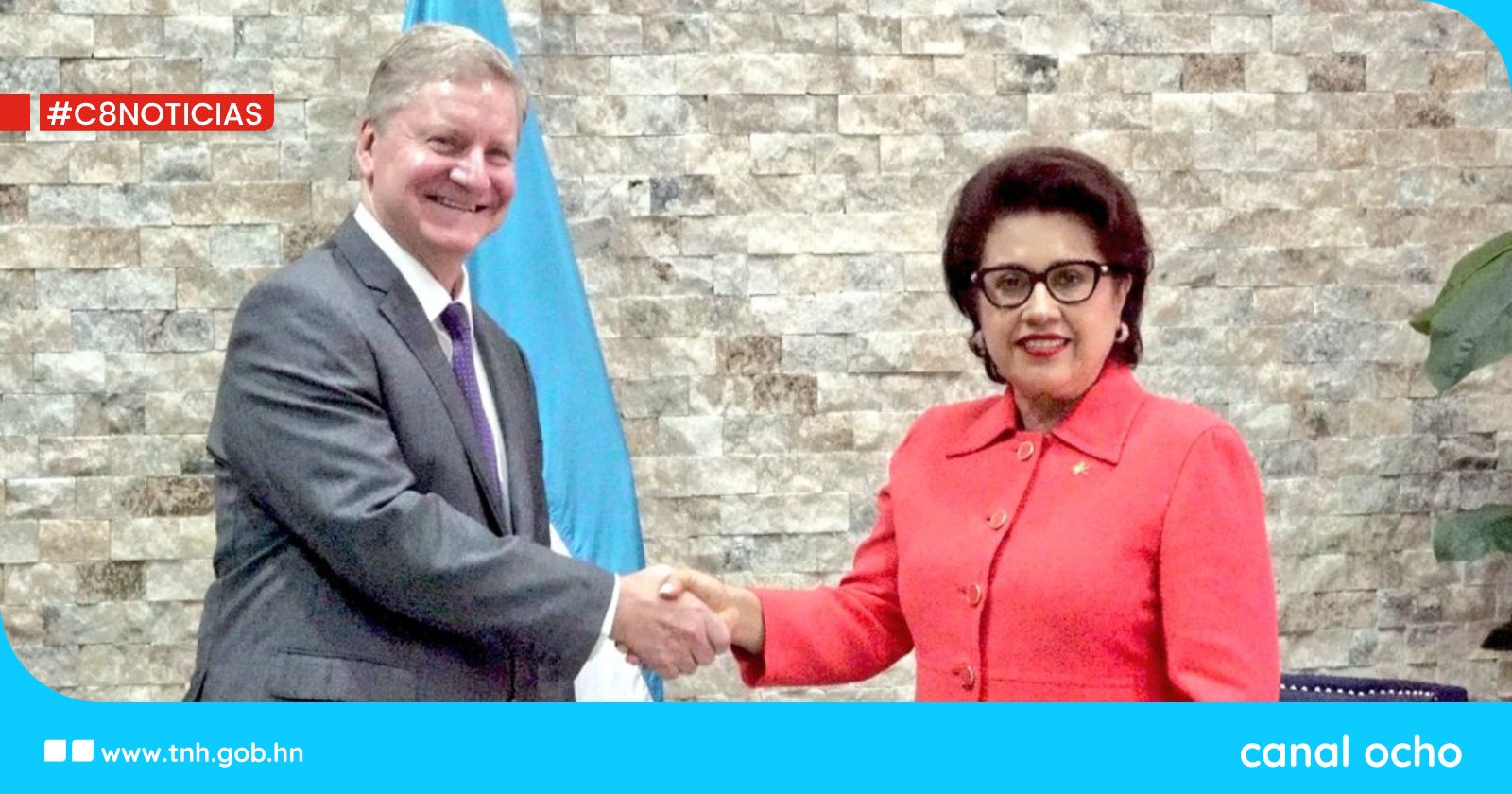 Presidenta de la CSJ recibe visita del ministro de la Embajada de los EE. UU.