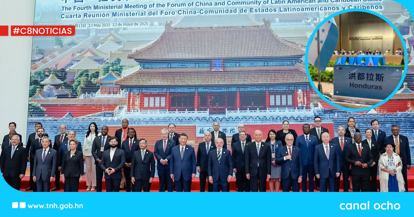Honduras participa en el IV Foro CELAC-China en Beijing