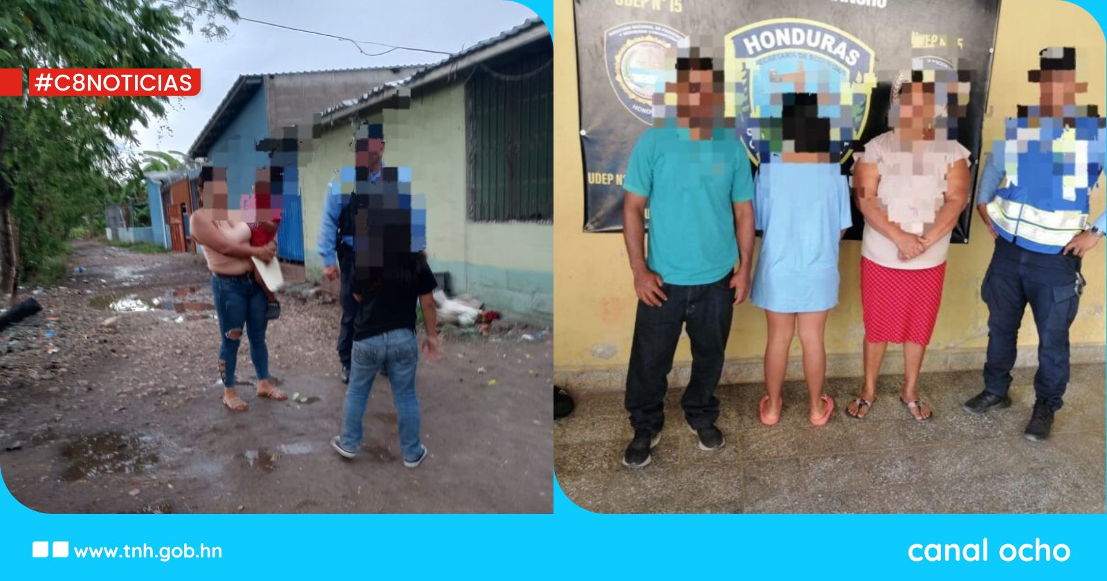 Policía Nacional recupera a dos menores en distintas zonas de Olancho