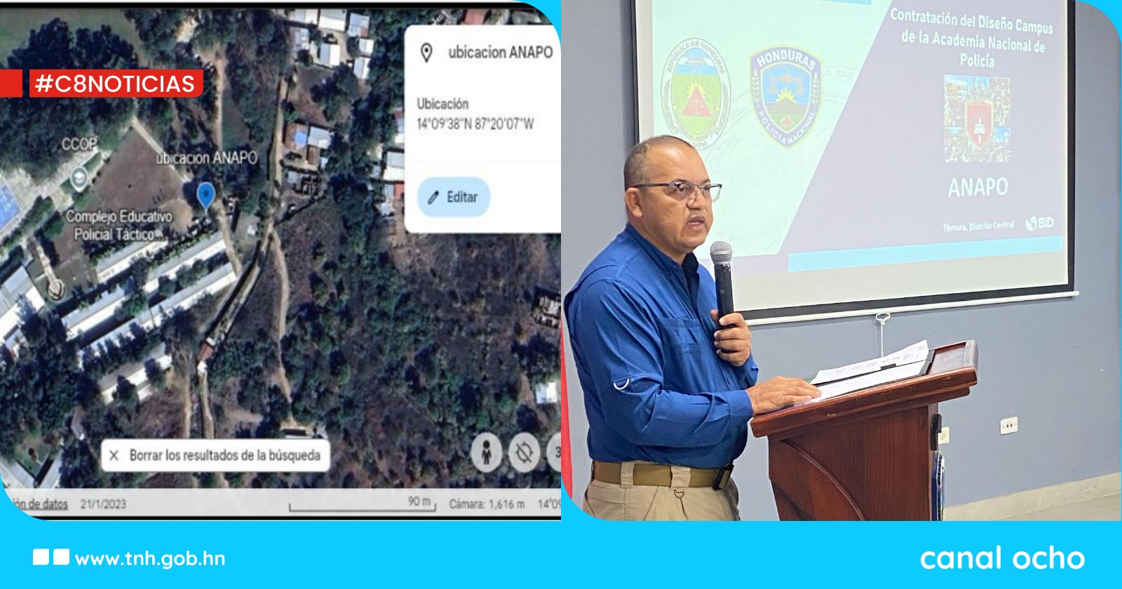 Seguridad presenta proyecto para construcción de nuevas instalaciones de la ANAPO
