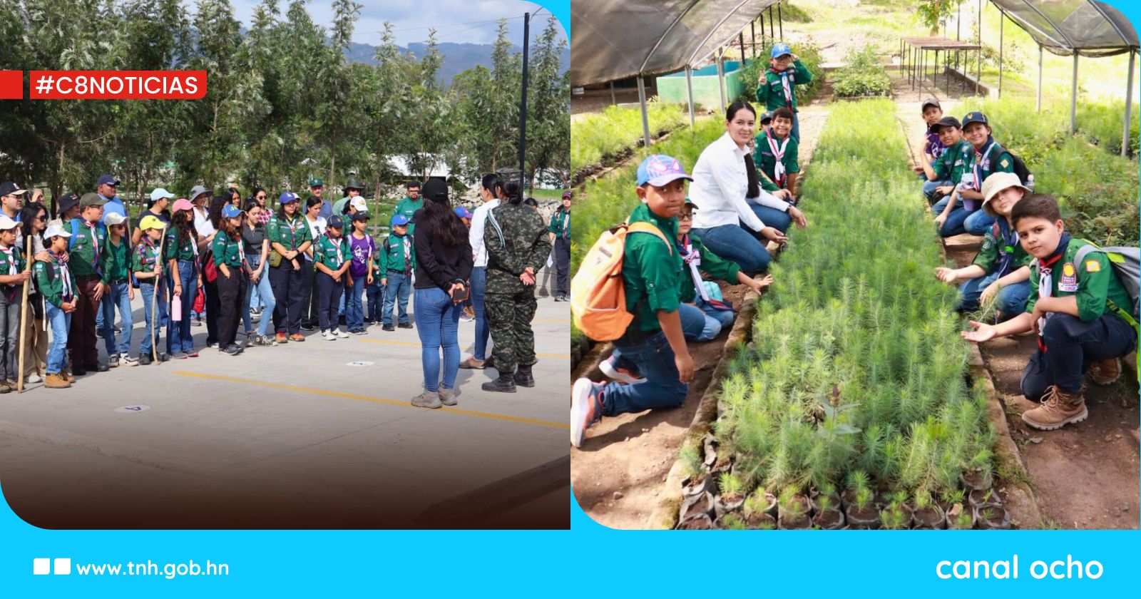 Grupo Scouts Aéreos 8 Brownsea visita al C-9