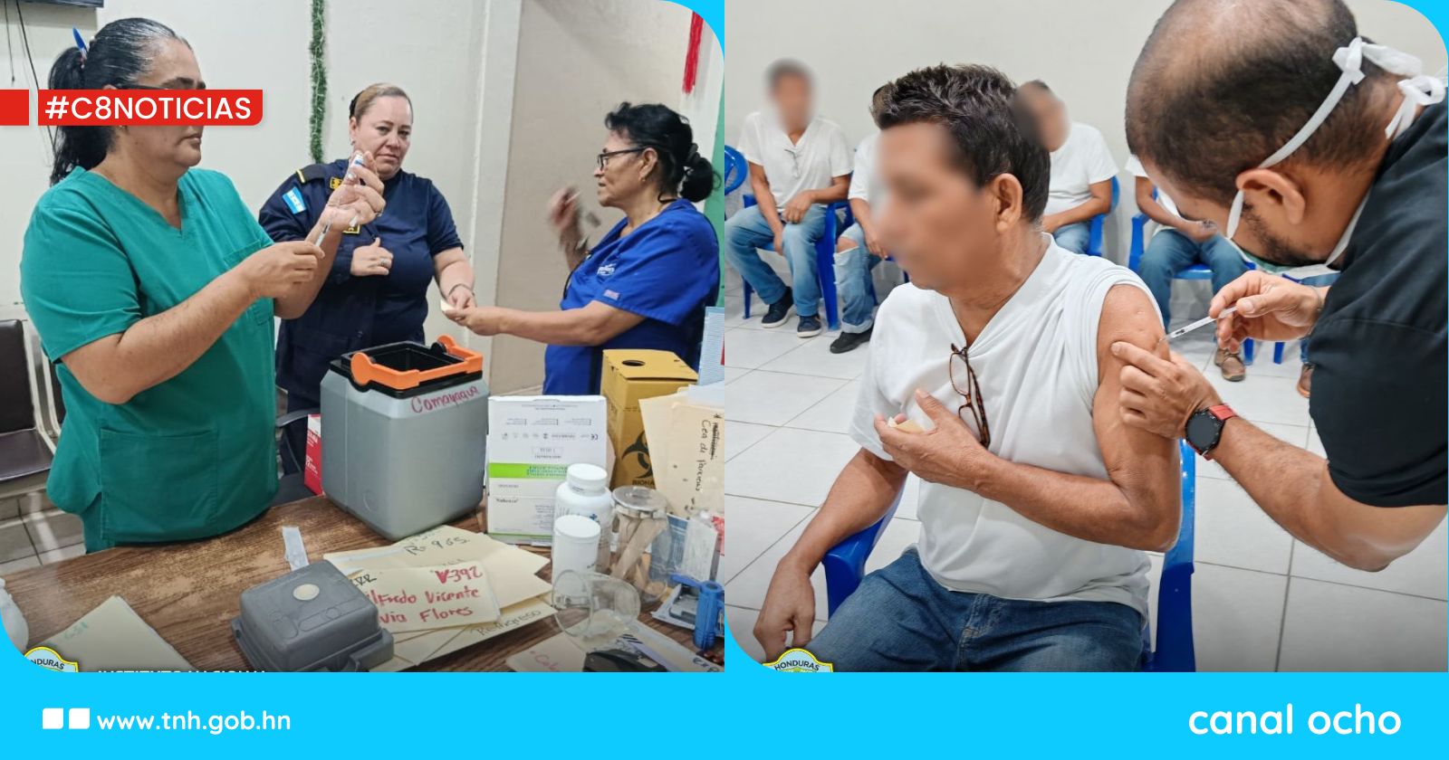 Campaña de vacunación llega a cárcel de Comayagua